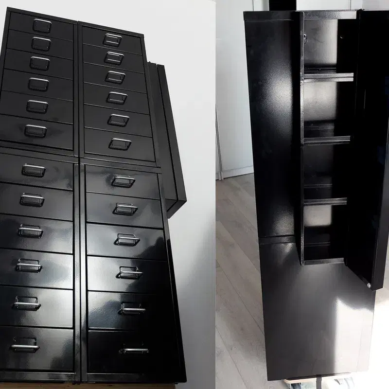 4x IKEA Helmer + 1x Ätran