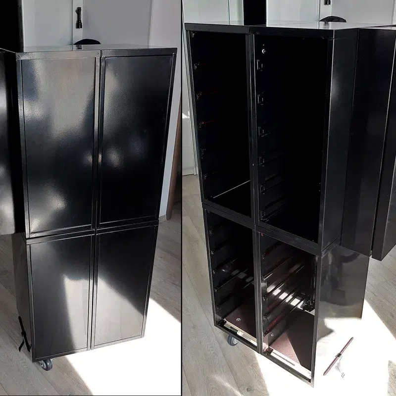 4x IKEA Helmer + 1x Ätran