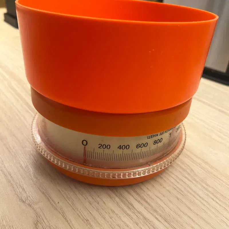 Orange vintage scale